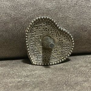 Vintage Embossed Silverplated Ring Holder International Silver Co.